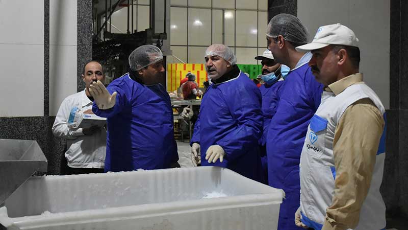 بازدید مدیرکل دفتر نظارت بهداشت عمومی و مواد غذایی سازمان دامپزشکی کشور از کشتارگاه شهرستان قائم شهر