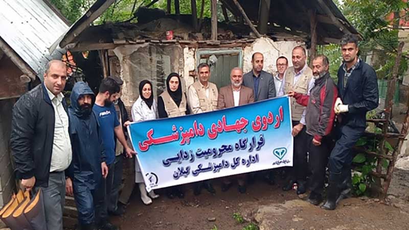 به علت بارندگی و شرایط نامساعد جوی اردوی جهادی دامپزشکی در لاهیجان با مشکل روبرو شد