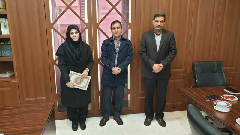 انتصاب رئیس جدید اداره امورمالی دامپزشکی استان بوشهر
