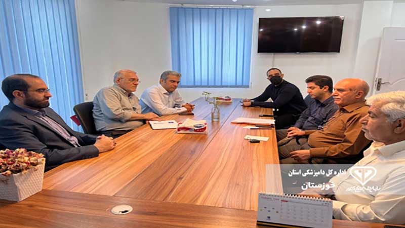 دیدار مدیرکل دامپزشکی استان خوزستان با رئیس شورای نظام دامپزشکی استان