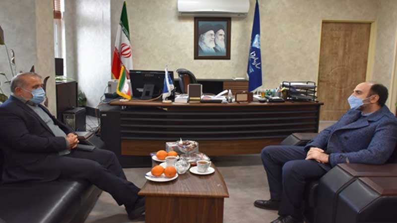 دیدار نماینده شهرستانهای نکا ، بهشر و گلوگاه در مجلس شورای اسلامی با مدیر کل دامپزشکی مازندران