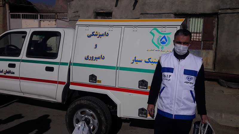 اختصاص یک دستگاه خودروی کلینیک سیار ویژه جهاد دامپزشکی در شهرستان ملایر